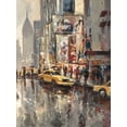 thumbnail image 2 of Heighton, Brent 12x14 White Modern Wood Framed Museum Art Print Titled - Urban Scene, 2 of 4