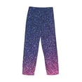 thumbnail image 3 of Lsque Violet Glitter Print Men's Pajama Pants, Lounge Pant - Comfortable Home Wear,Elastic Waistband, Stylish Design-Medium, 3 of 9