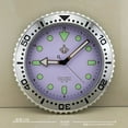 thumbnail image 2 of Modern Silent Quartz Wall Clock – Luxury Design with Creative Water Ghost Motif, 2 of 3