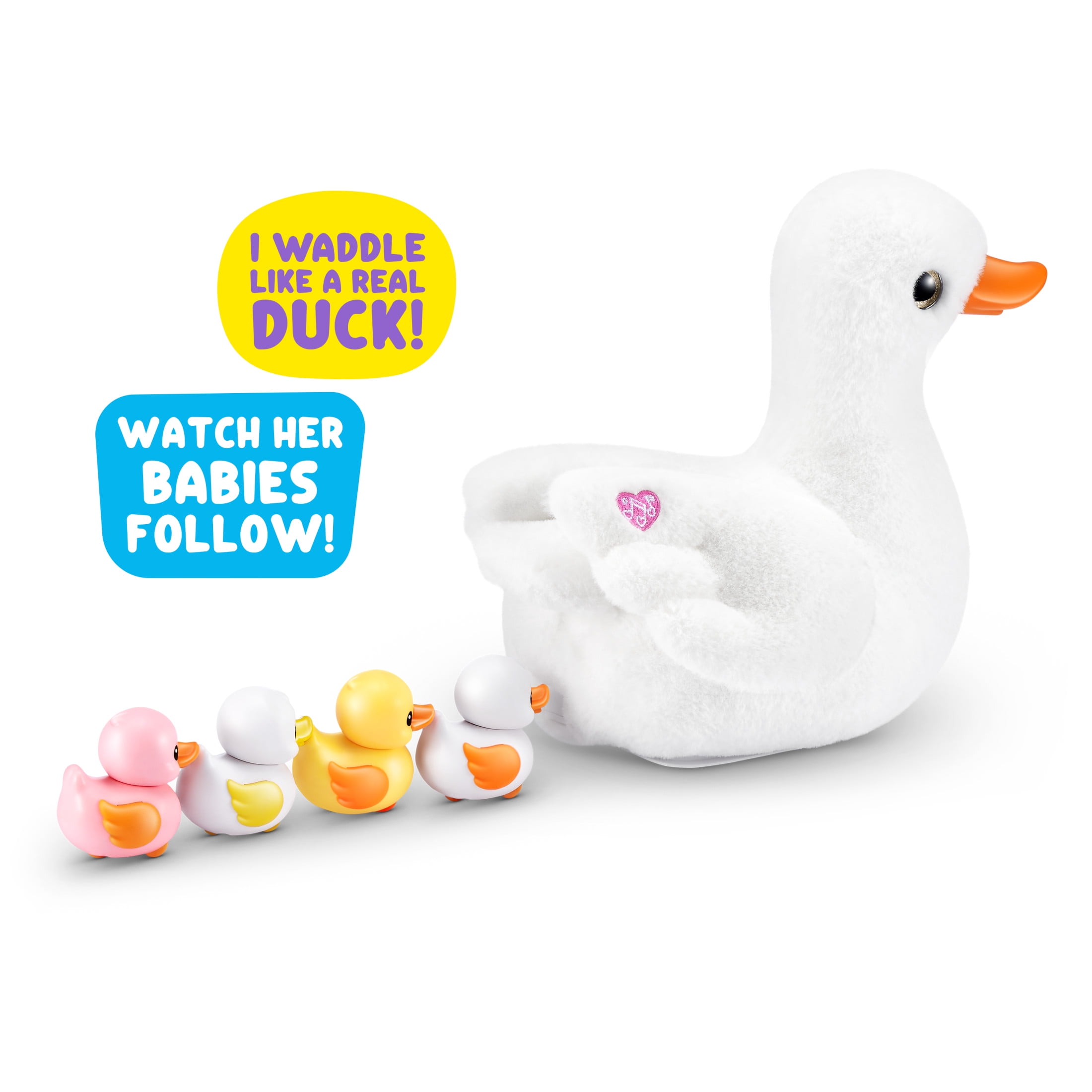 Pets Alive Mommy Duck & Baby Surprise, Nurturing Play Surprise Hatching Interactive Girls Toy by ZURU for Kids Ages 3+