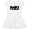 thumbnail image 3 of Inktastic Cincinnati Skyline Grunge Girls Baby Dress, 3 of 5