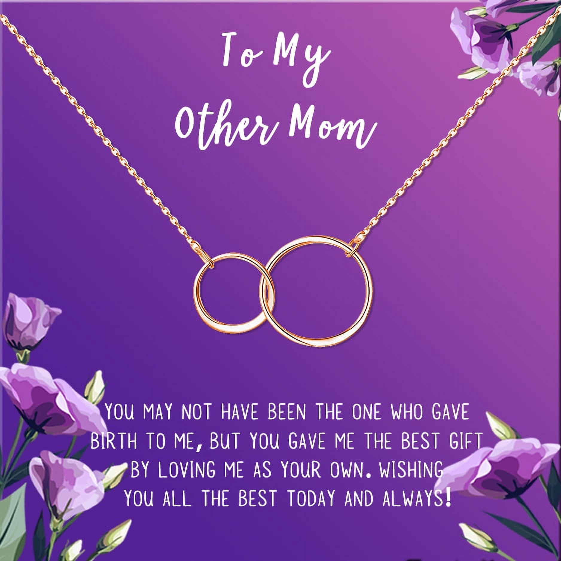 To My Othr Mom Mother's Day Gift and Card, Gift for Mom - Rose Gold Infinity Rings - Mother's Day gift - Jewelry Gift Set - Ships Next Day!