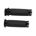 thumbnail image 3 of Motorcycle Hand Grips 1 Inch Handle Bar 25mm Handle Bar Hand Grips For Motorcycle 1in Motorcycle Handle Bar Hand Grips For Softail Cruiser Chopper Black US, 3 of 8