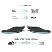 Superfeet Casual Support Insoles (Everyday) - Trim-To-Fit Orthotic Shoe Inserts with Memory Foam Cushion - Professional Grade - 9.5-11 Men / 10.5-12 Women