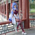thumbnail image 3 of Disfraz de Genshin Impact Ganyu para Cosplay, mono con diadema, cuerno, Genshin Gan, Yu, conjunto completo, 3 of 4