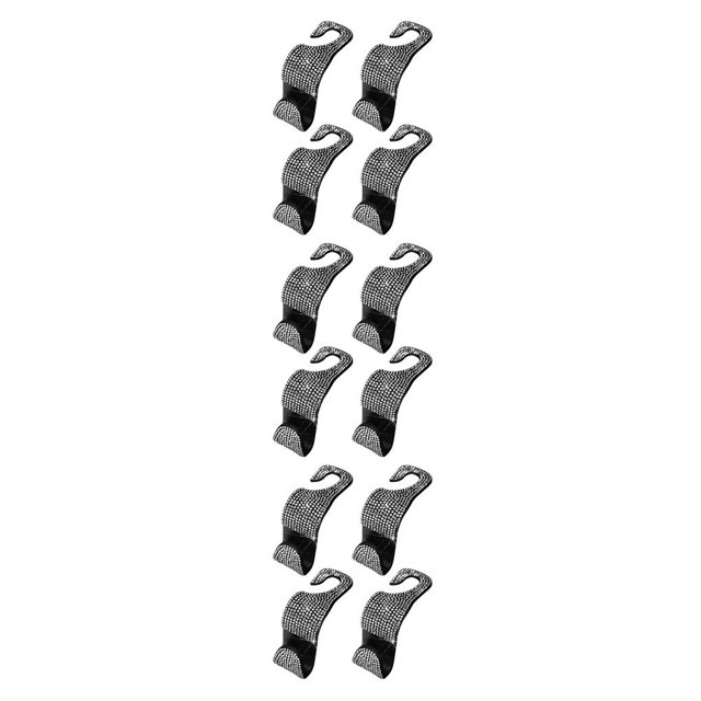 Scienceny Paquete de 4 ganchos para reposacabezas de automóvil, portátil, desmontable, 2 en 1, asiento trasero, juguete, bolsa de compras, cartera, Type1 NO1 Scienceny CBP254228