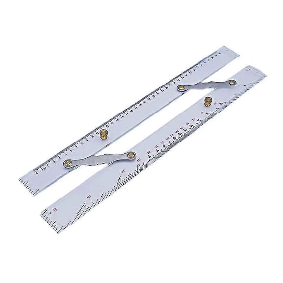 Parallel Ruler Small, 450mm Marine Navigation GPS Plotter Parallel Ruler Boat Chart Divider Nautical Navigation Parallel Ruler