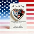 thumbnail image 5 of Patriotic Home Decor, American Flag Wooden Centerpiece for 4th of July, Memorial Day Gifts for Men and Women, Military Appreciation Gift, Tabletop and Mantle Decor, 5 of 6