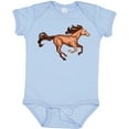 thumbnail image 3 of Inktastic Galloping Brown Horse-stylized illustration Boys or Girls Baby Bodysuit, 3 of 5