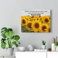 thumbnail image 2 of Scripture Walls  Rejoice With Them Romans 12:15 Sunflower Bible Verse Canvas Christian Wall Art Ready to Hang Unframed, 2 of 16