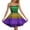 Multicolor B, variant on ZQUUVOU Women's Glitter Print Dress Sleeveless Mini Length Cute Vintage Valentines Carnival Sparkling Outfit Multicolor C