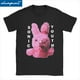thumbnail image 2 of Camiseta informal de conejito rosa para hombres y mujeres, camisetas de algodón con cuello redondo, camiseta de manga corta con banda de rock punk de Sonic Youth, idea de regalo, 2 of 5