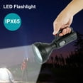 thumbnail image 3 of LED Flashlight Searchlight 500M Lighting Spotlight 3500mAh USB Rechargeable IP65 Waterproof 2-Mode Hand-held Flashlight for Camping Night Fishing Hiking, 3 of 10