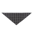thumbnail image 1 of Greeniant Bufanda de baba para 4 estaciones, plegable, de algodón suave, elegante, reutilizable, ajustable, toalla Triangular para mascotas, para cuello Ropa para mascotas Tela escocesa negra Greeniant PT003844-02, 1 of 6