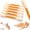 F, variant on Cat Giant Q Tip Toy, Cotton Swabs Cat Toys with Catnip, 6 Pk Giant Q Tip Cats Toy for Boredom Durable Dental Teething Ropes, Big Interactive Felt Kitty Kicker Play Lover Gift Accessories