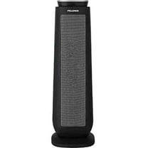 1500-Watt 23 in. Digital Tower Indoor Ceramic Heater Quiet Operation W/ Safety Overheat Protection and Fan Mode in Black