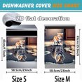 thumbnail image 2 of 1Pc  Tiger and Cat Dishwasher Cover Decorative Magnet Dishwasher Covers for The Front Dishwasher Door Magnet Cover Sticker for Dishwasher, 2 of 9