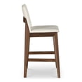 thumbnail image 3 of Moe's Home Collection Deco Counter Stool Wood White, 3 of 9