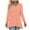 Orange, variant on Shirts for Women 3/4 Sleeve Tunic Tops Trendy Dressy Going Out Casual Blouse Fall Loose V Neck Flowy Polka Dots Shirts