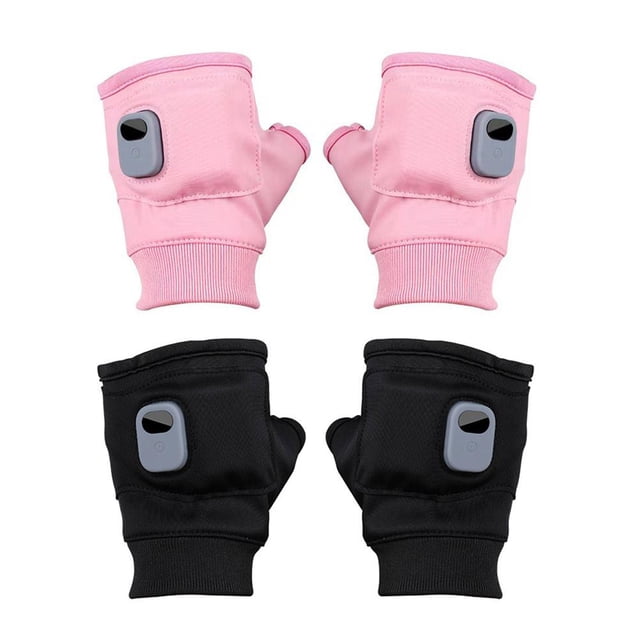 SGACAI Guantes calefactores portátiles con pantalla digital Guantes calefactados termostáticos inteligentes