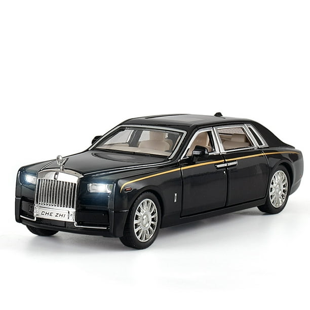 Simulación de coche a coche 1:32 Rolls Phantom Alloy Car Model Toy Shake Voice