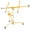 Yellow, variant on Laser Positioning System for 16" x 24" Pneumatic Heat Press Machine With Double Station CH6040-TD2,