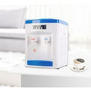Top Loading Hot and Cold Water Dispenser - Cooler for 5 Gallon Bottles Machine Perfect Home, Office, & More White Countertop