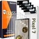 thumbnail image 1 of [Paquete de 3+3] Protector de pantalla de vidrio templado para Google Pixel 8 Pro 5G, desbloqueo ultrasónico de huellas dactilares, HD Clear Case Friendly resistente a los arañazos para Google Pixel 8, 1 of 4