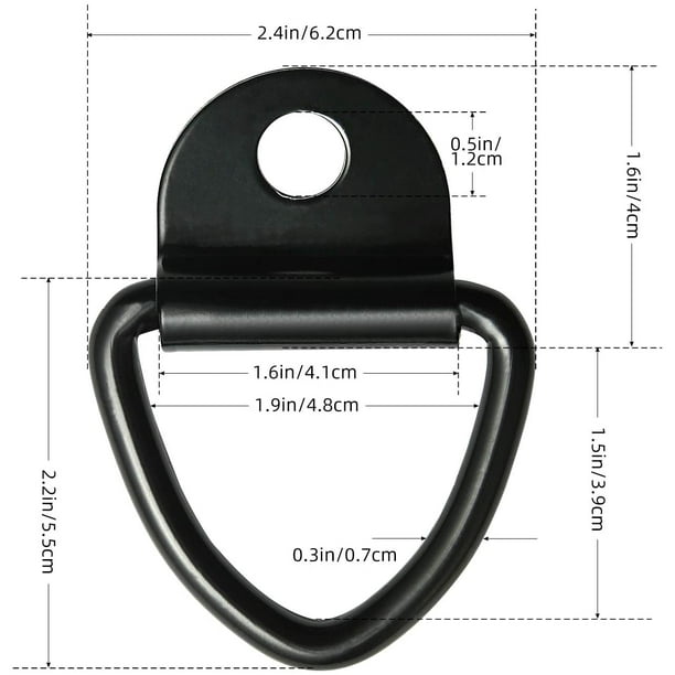 Tie Down Hooks D-Ring Mooring V-Ring Hook Ties Pull Ring Stainless