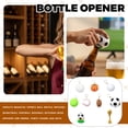 thumbnail image 2 of Soccer-Themed Bottle Opener – Keychain-Style Beer Opener, Perfect For Fans, Birthday Gifts, Coaches, Beer Lovers, And Sports Enthusiasts – Made Of Durable Metal – 2 Inches In Diameter., 2 of 7