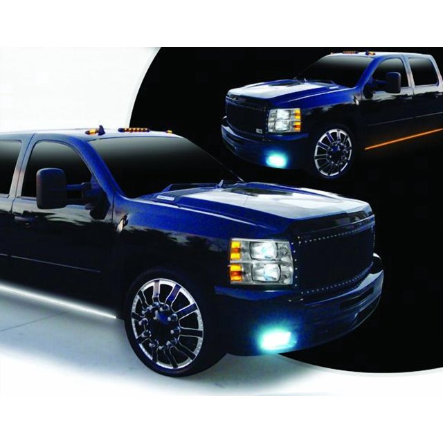 Recon Accessories Multi Purpose Light - LED 26414X Xtreme; Rocker Panel Mount; 62 Inch; Amber Running; Turn & Hazard Lights/White Courtesy Lights; LED