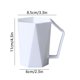 thumbnail image 3 of Vaso de plástico para cepillo de dientes,ideal para enjuague bucal,con soporte para cepillo de dientes.Vaso reutilizable para beber,perfecto para el hogar,la residencia estudiantil o la oficina., 3 of 6