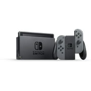 Nintendo Switch Bundle with Gray Joy Cons + Mario Kart 8 Deluxe + MightySkins Custom Console and Controller Skin Voucher - (JP Edition)