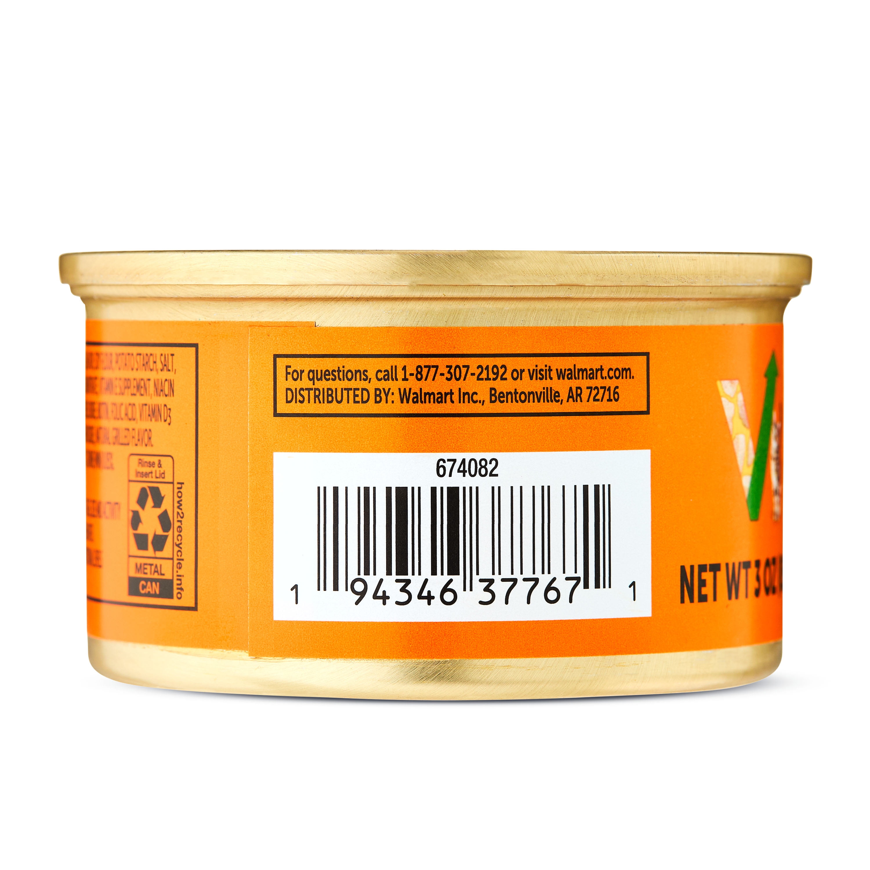 (24 pack) Vibrant Life Chicken Dinner Grilled Flavor Cuts in Gravy Wet Cat Food, 3 oz Can
