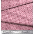 thumbnail image 2 of Soimoi Poly Georgette Fabric Geometric Small Printed Fabric 1 Yard 52 Inch Wide, 2 of 3