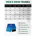 thumbnail image 7 of APTRO Mens Swim Trunks With 2 in 1 Liner 5.5"Board Shorts Quick Dry Swimming Bathing Suit Summer Beach Shorts Gradient Blue02 MK273, 7 of 7