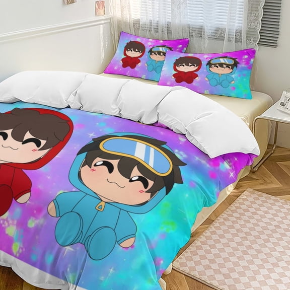 Cash And Nico Comfortable 3-Piece Bedding Set Pillow Case Bed Duvet Cover Pillowcases