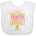 thumbnail image 3 of Inktastic Karate Princess Girls Martial Arts Girls Baby Bib, 3 of 4