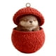 thumbnail image 2 of Adornos navideños, regalos navideños, bolas de punto navideñas, adornos acrílicos, lindos amigos del bosque con patrones Fair-Isle, linda serie de colgantes con animales, 2 of 6