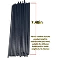 thumbnail image 4 of Lsxhxlxy 200 Pcs Black Reed Fiber Diffuser Sticks,Diameter 3.5mm, Length 190mm (7.48 inches), Suitable for Various Essential Oils and Perfume, Lasting, Stable and Diffusing Fragrance, 4 of 7