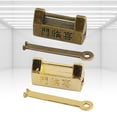 thumbnail image 3 of Worgeous 2 Pcs Antique Lock for Mini Lock Jewelry Box Antique Padlock 3.3X1cm, 3 of 8
