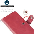 thumbnail image 5 of Dream Wireless LPFIP1261-INF-LGRD The Infinity Series Leather Wallet Case for iPhone 12 6.1 - 12 Pro 6.1 - Red, 5 of 8