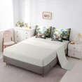 thumbnail image 5 of Feelyou Waterfall Mountain Dino Bedding Comforter Set for Boys Girls Kids, Natural Prehistoric Wildlife King Bedding Sets, Green Brown, Grey Reversible, 7-Piece, 5 of 7