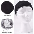 thumbnail image 2 of Hair Net 100 Pcs, 20 Inches Hair Nets Elasticity Invisible Elastic Mesh For Food Service, Ballet Bun, Sleeping, Women And Wig (100, Black), 2 of 5