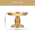 thumbnail image 2 of UPOUART Golden Metal Fruit Plate 1Pack High Base Design for Home and Shop Use, 2 of 8