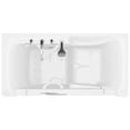 thumbnail image 4 of Meditub Collection 30 in. L x 60 in. W Left Side Drain Air Jetted Bathtub in White with Aroma and Chroma Therapy, 4 of 4