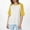 Yellow, variant on Women's T-Shirts Short Sleeves Crew Neck Basic Tees Spring Tops Casual Outfits for Women