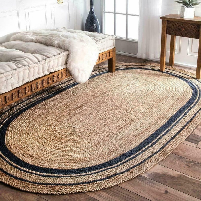 Handmade Natural and Ecologic Jute Rug. Natural Fiber Rug. Extra Large Jute Rug.Original Jute Rug. Vegan and Organic Rugs. Chouhan Rugs