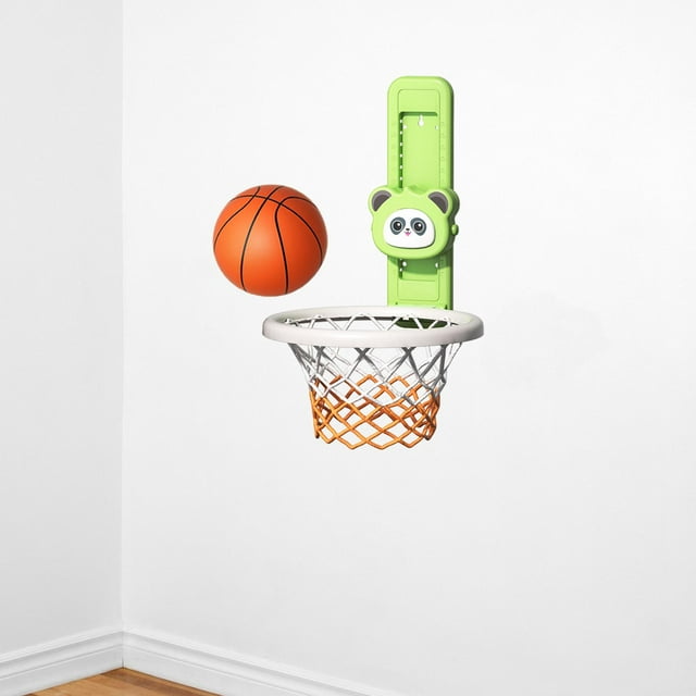 Aro de baloncesto para niños shamjiam contador de salto alto táctil Verde