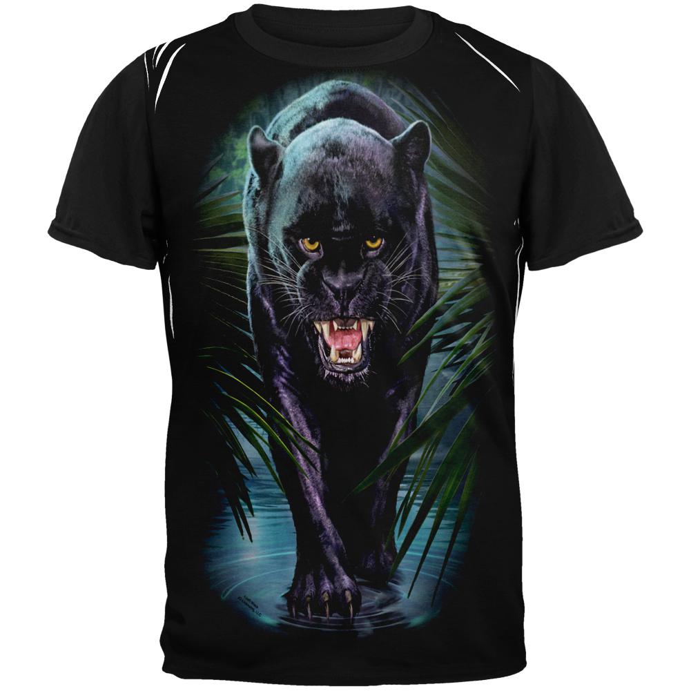 Online black panther animal t shirt italy